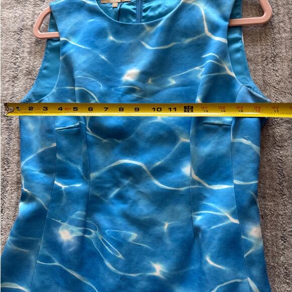 Michael Kors Collection Pool Print Runway SS 15 Sleeveless Blouse 8 - Picture 5 of 8